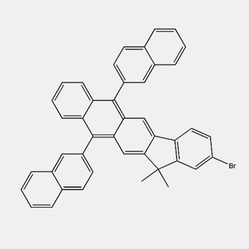 2-Bromo-13,13-dimethyl-6,11-di-2-naphthyl-13H-indeno[1,2-B]indole